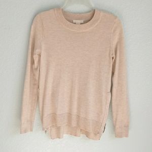 H&M CONSCIOUS | Beige Cream Side Zip Sweat…